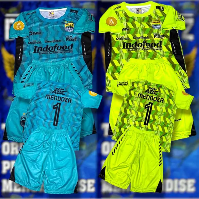 FLASE SALE Baju bola anak setelan kiper Persib MENDOZA 1-15th FULLPRINTING2024 2025 Outdoor Sport 0