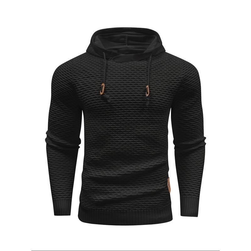 Casual Street Solid Ripped Draw String Zipper Hooded Collar Tops Sweater Casual Street Solid Ripped Draw String Zipper Hooded Collar Tops Sweater