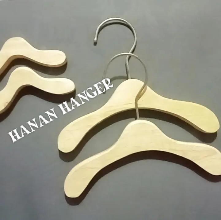 HANGER KAYU MINI PET Pakaian baju kucing baju anjing baju boneka 2