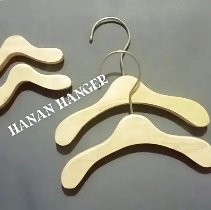 HANGER KAYU MINI PET Pakaian baju kucing baju anjing baju boneka 2
