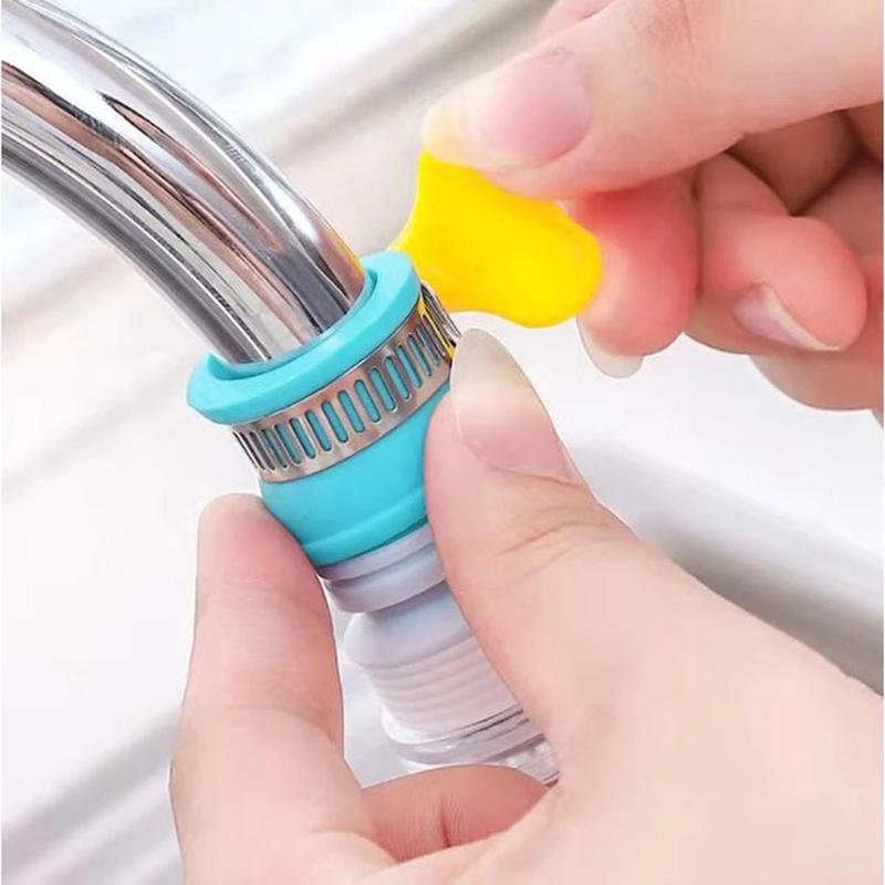 Product Introduction of [ Combo 8  Vòi ] Đầu Vòi Tăng Áp Chống Bắn Nước Có Bộ Lọc Xoay 360 Độ Và Kéo Dài 12 cm Cho Phòng Bếp - Nhựa ABS/PVC 1