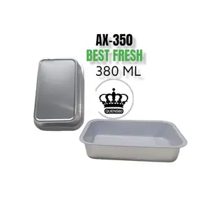 ALUMUNIUM FOIL CUP AX 350 + TUTUP / ALUMUNIUM FOIL TRAY / READY STOCK -DIJAMIN BAGUS