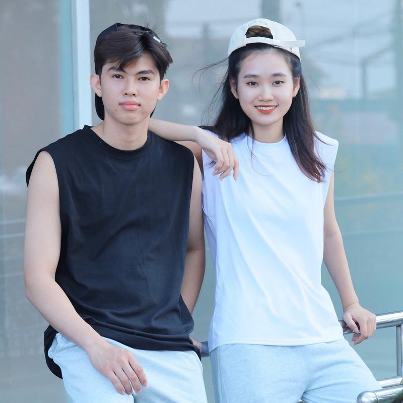 Product Introduction of Zoozoo - Áo TANKTOP local brand ba lỗ trơn đen trắng Nam Cổ Tròn 3