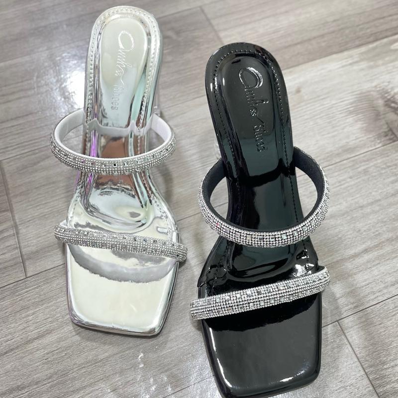 Giày cao gót 9cm quai mảnh hai dây xoàn cực xinh dành cho nữ . DéP Shoes Hoa