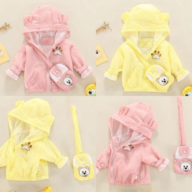 (TẶNG KÈM TÚI) Áo Khoác Gió bé trai bé gái HOTTREN 2024 - Thời Trang Trẻ Em Cao Cấp chất gió 2 lớp lót lưới mặc 4 mùa có đủ size cho bé từ 7kg - 28kg 3-4y  áo khoác & áo choàng Kem Đi du lịch áo  khoác mũ