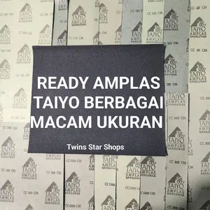 Amplas Taiyo Lembaran Ready Berbagai Ukuran Grit 80 100 120 150 180 220 240 280 320 360 500 600 800 1000 1200 1500 2000