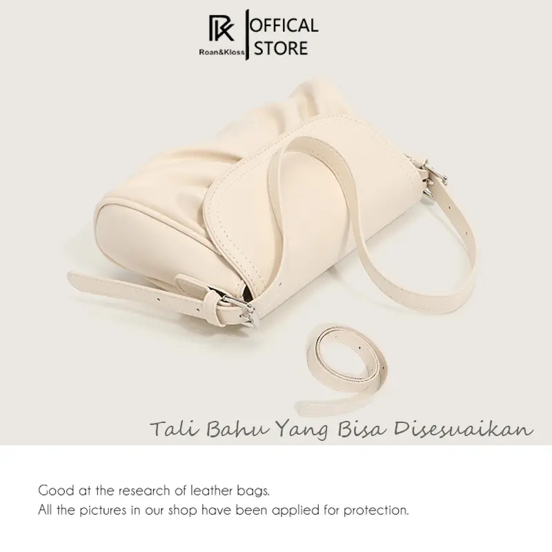 [Roan & Kloss] Tas Selempang Wanita Tas Sling Bag Wanita Import Terbaru Original - Lipatan Sling Bag FREE Dustbag + Paperbag Kulit 7