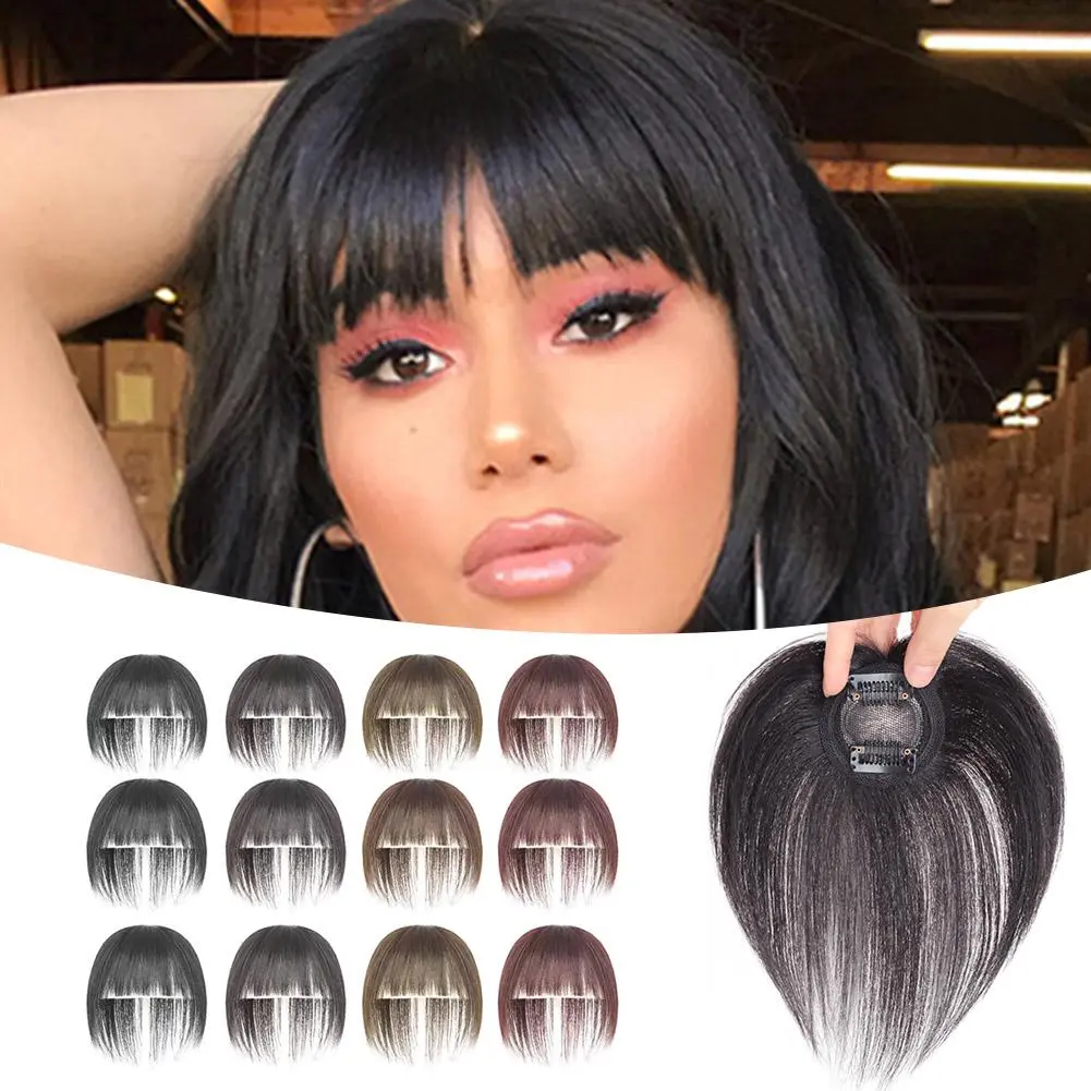 Synthetic Hair Toppers Women Topper 9*12cm Natural Straight Hair Clip In Wigs For Women P3B3