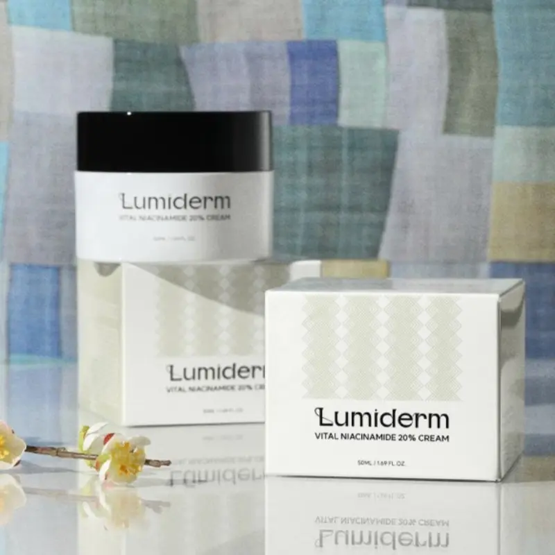 Q96_ Kem dưỡng Lumiderm vital niacinamide 20% cream hũ 50ml (Vỏ trắng) 3