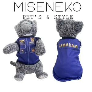 Baju Kucing Lucu Kostum Hewan Peliharaan Pemadam Kebakaran – Nyaman & Anti Gerah | Ukuran XS S M L XL