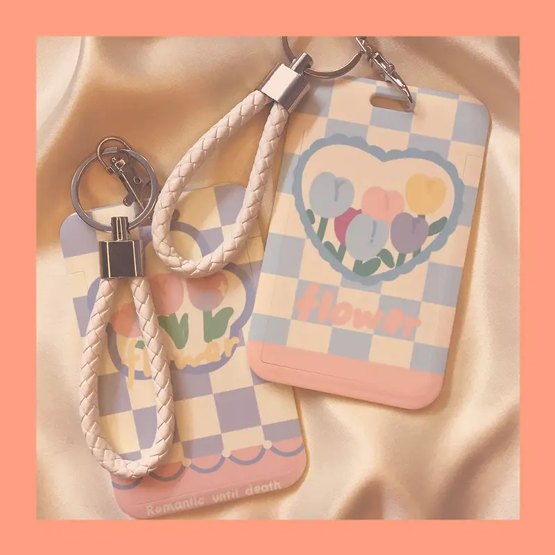 ID CARD HOLDER MOTIF KAWAII TEMPAT KARTU PHOTOCARD PHOTO CARD FLOWER 0