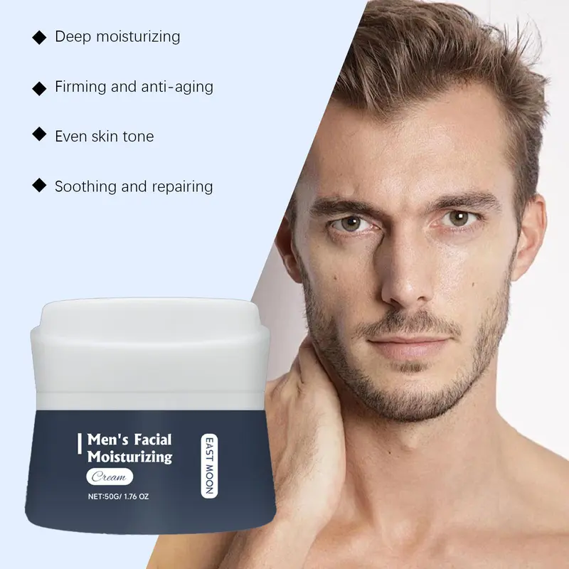 Men's Facial Moisturizing Cream, Hydrating Face Cream, Moisturizing Face Cream, Face Lotion for Men, Skin Care Product for Men 6