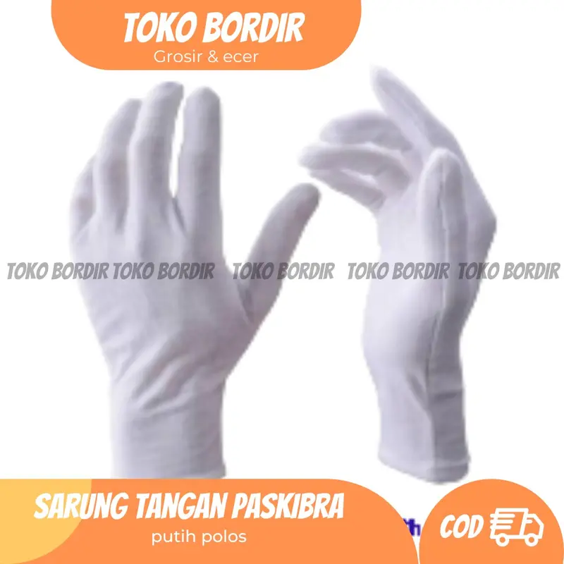 Sarung tangan paskibra / sarung tangan upacara 0