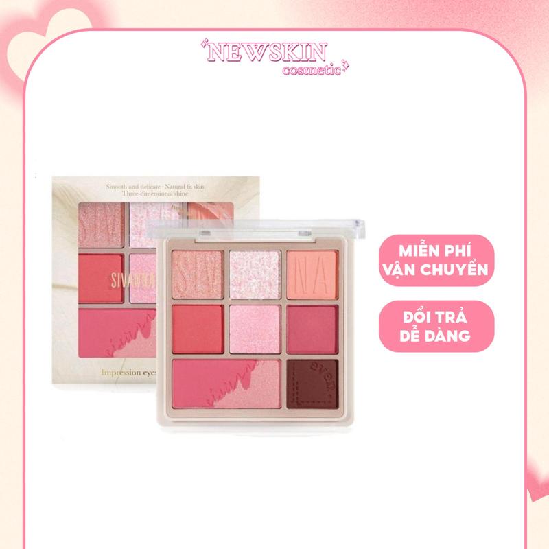 Phấn mắt Sivanna Colors Impression Eyeshadow Palette HF952 Cosmetic Nữ Women Trang Điểm Mỹ Phẩm bảng mắt sivanna