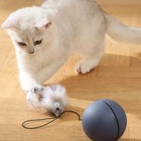 Gambar Vinnatsu Bola Mainan Hewan Peliharaan Pet Mainan Anjing Kucing Bola Mainan Kucing Bola Tikus Listrik Bergulir Cerdas Hewan Peliharaan Bola - Oranye dari Vinnatsu official Kab. Tangerang 5 Tokopedia