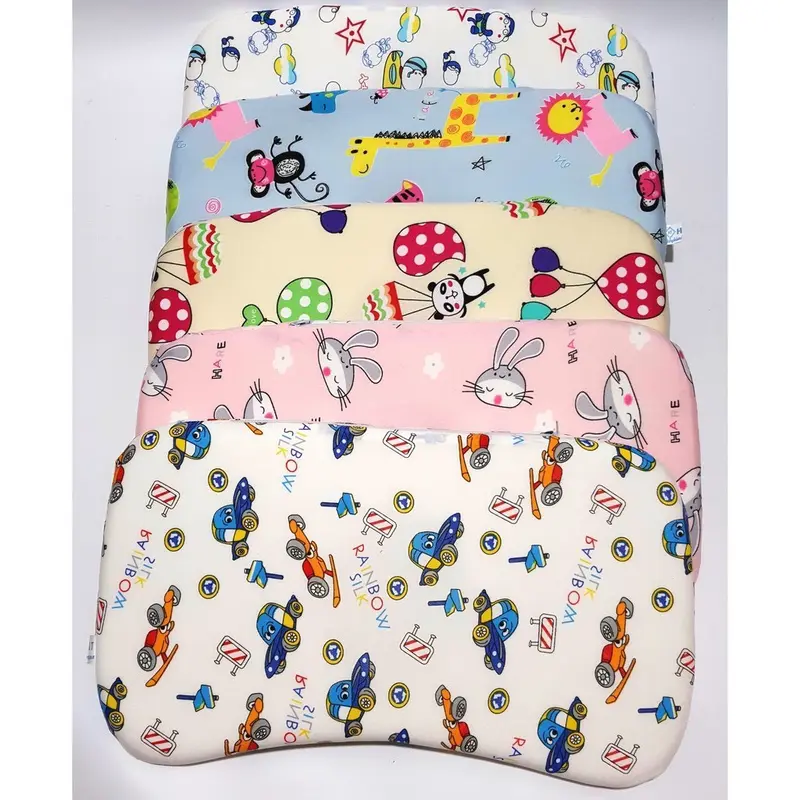 Gối Cao Su Non Chống Bẹp Đầu Cho Bé Kích Thước 25x45cm 1
