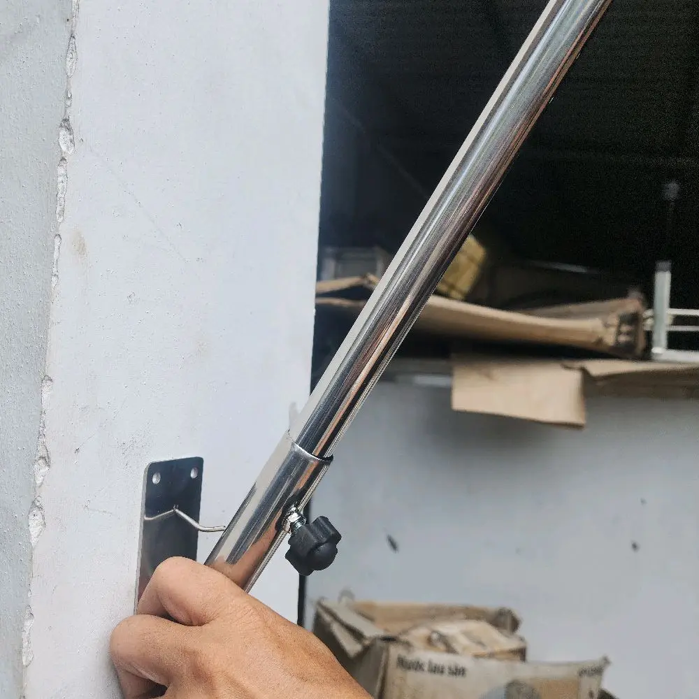 Bộ bass treo cờ và ống 22mm xỏ bass treo cờ inox dài  1m2 và 1m4 inox 201 và inox 304.