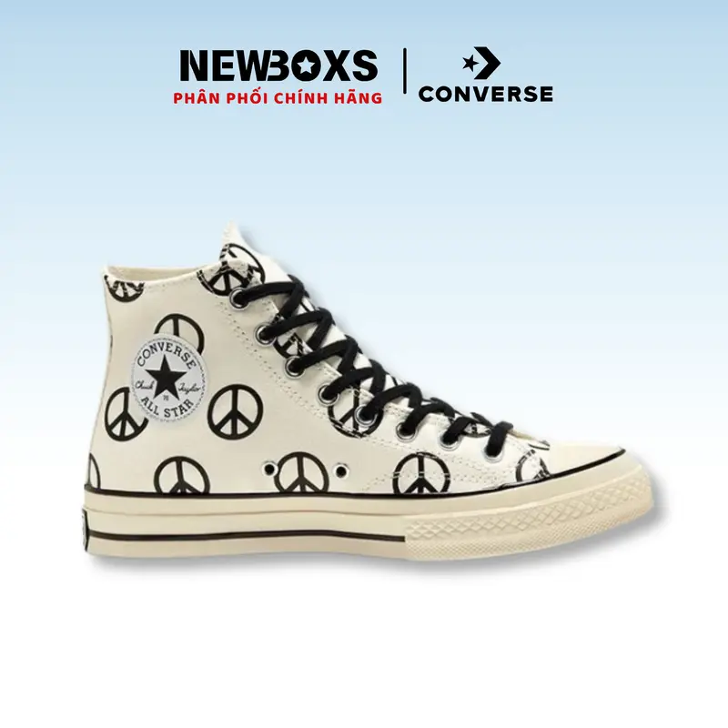 Giày Converse Chuck 70 Unleash Peace - 167912C Nam Nữ Vải Canvas Sneaker Đế Bằng Shoes 0