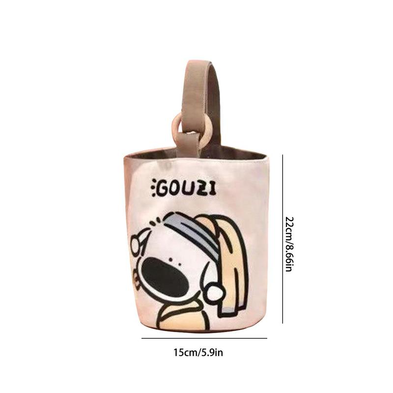 Office Worker Handbag Canvas Bucket Bag Cute Bucket Type Hand Bento Bag Bao Ma Out Handbag Outdoor Sports 3