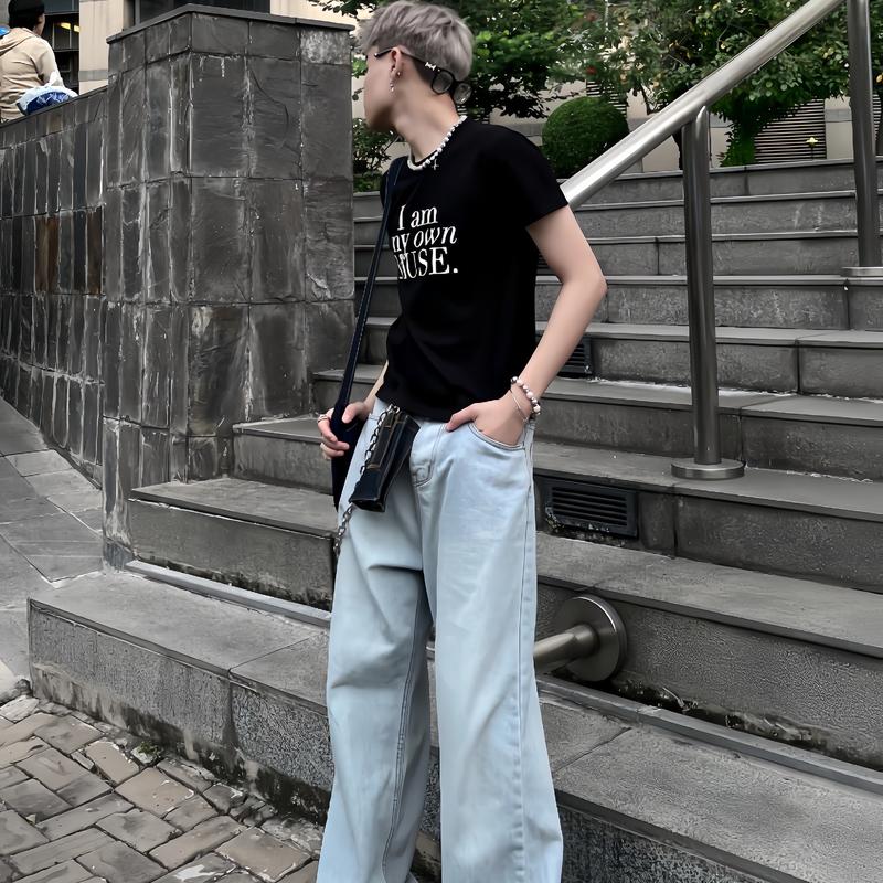 COMBO: Áo Thun Tay Lỡ Unisex DO YOU JUDGE ME BY MY SIZE + Áo Thun Baby Tee Unisex I AM MY OWN MUSE BABY TEE 100% Cotton 4 chiều - VYAN Brand Chính Hãng Top Cổ Tròn Nữ Women Thông thường 6