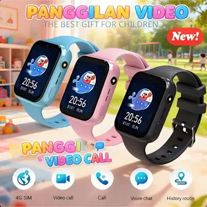Anti Air Jam tangan anak 4G Video call telepon anak Gps Digital Smartwatch anak Waterproof Kids Smart Watch
