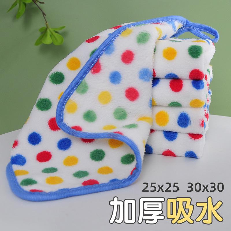 Product Introduction of Vải lông cừu san hô chấm bi, quần áo dày dặn, gia dụng, siêu thấm nước Khăn lau để Bàn và rửa bát đĩa, lý tưởng Dây Treo Lau Tay, Tiện Lợi Cực Kỳ 18
