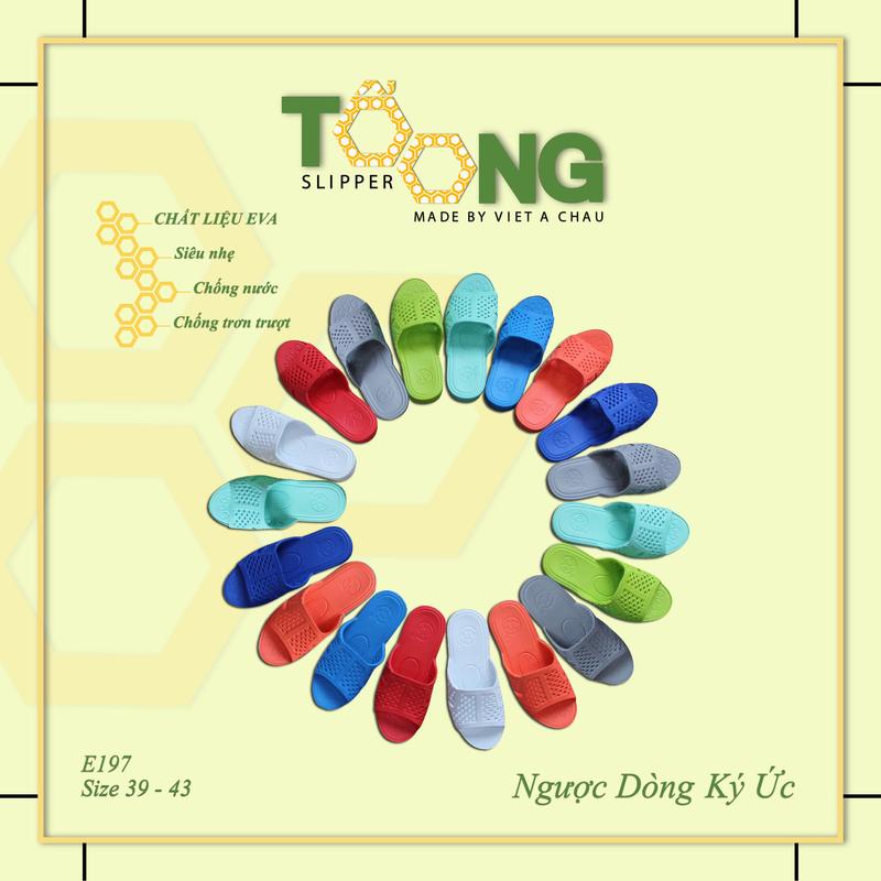 Dép tổ ong VAC nhựa EVA siêu bền, siêu nhẹ, chống trơn trượt, đế dày (FORM LỚN ĐẶT LÙI 1-2 SIZE) Dép Nam Nữ Nhiều Màu Sắc 7