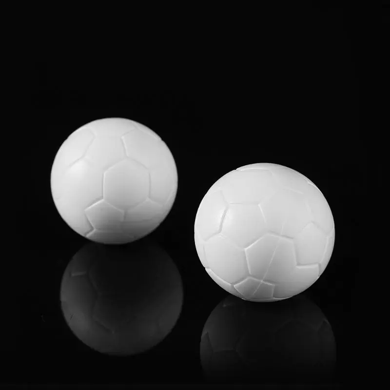 Quả Bóng Đá Bàn, Ruoti, 2 Chiếc, Thay Thế, Bóng Đá Mini Màu Trắng, Làm Bằng Resin, Thích Hợp Cho Trò Chơi Trong Nhà Và Sân Khấu Chính Thức, Bóng Bóng Đá 4