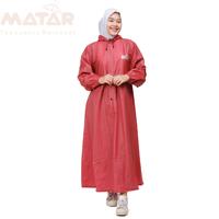 Gambar Mantel Gamis Wanita Muslimah / Jas Hujan Wanita By MATAR Anti Rembes Dewasa Syari Tebal PVC Rust-Proof Raincoats outfit outdoor - Gamis Mocca, L dari Ar Rafan Store Kota Depok 4 Tokopedia