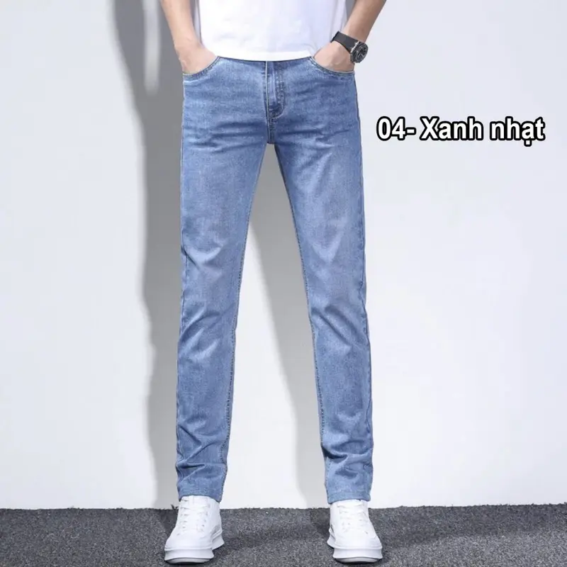 Quần Jeans Nam cao cấp co giãn 4 chiều thoải mái phong cách chất lượng cao, dày dặn, thoáng khí 5