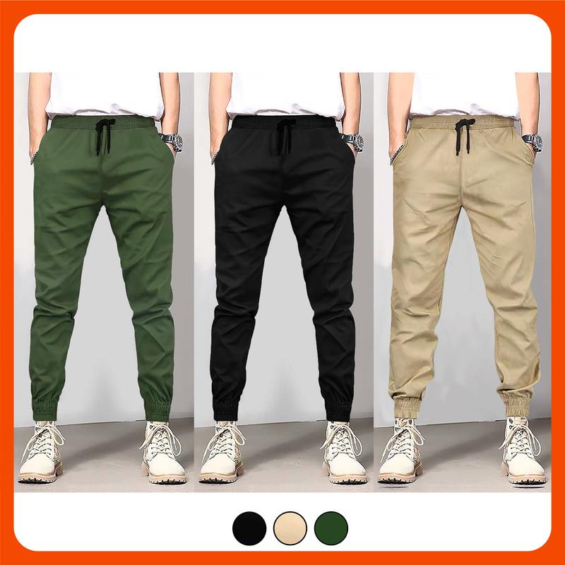 Quần Jogger KAKI Trơn UNISEX Cơ Bản Nam Nữ Đều Mặc Được
