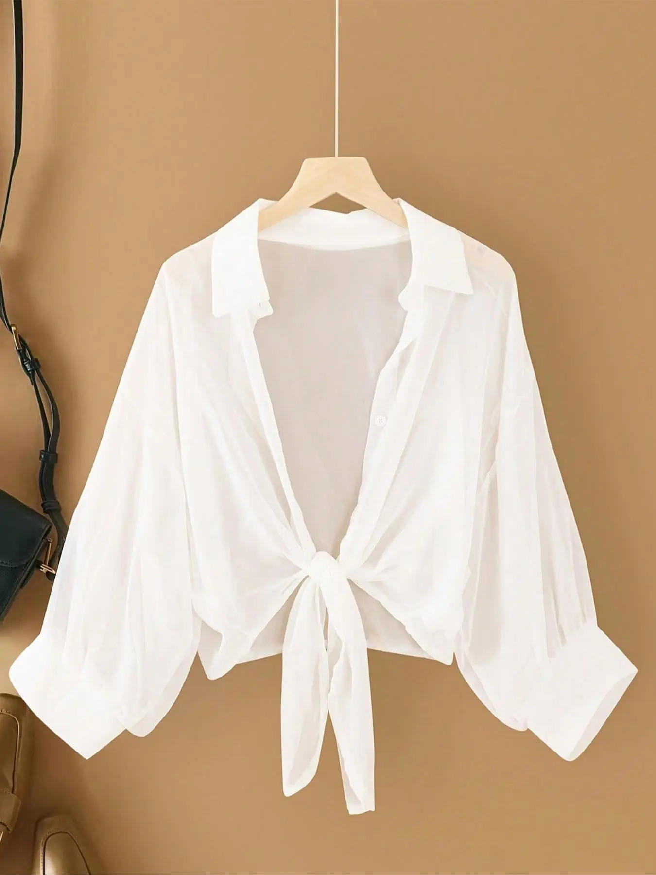 Women's Plain Blouse, Casual Top for Daily Wear, Ladies Clothes for All Seasons, Shirts