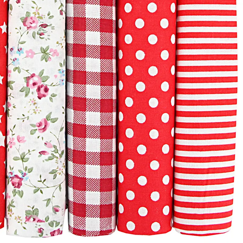 Vải Chắp Vá Tự Làm, Tr.Q-7 Cái / Bộ, Vải May Họa Tiết Hoa Đẹp Bằng Cotton, Thích Hợp Để May Mặc Tại Nhà 6