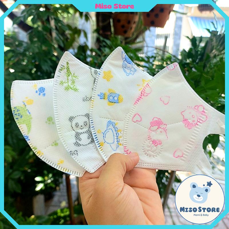 Khẩu Trang 5D Kids Trẻ Em Mask Duy Quân Cho Bé từ 1-5 Tuổi | Miso Store