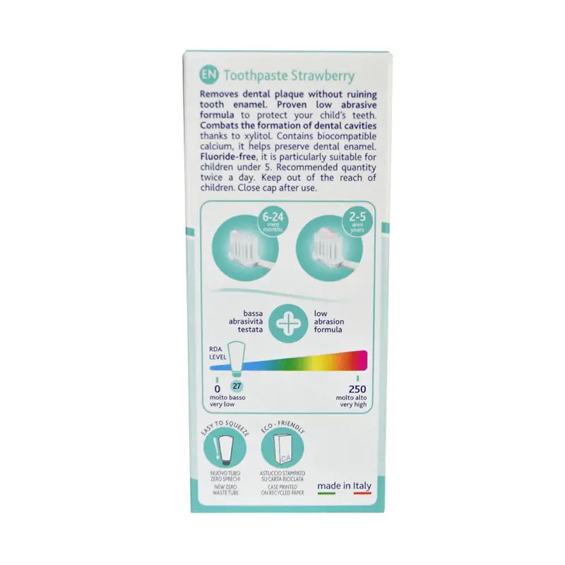 [CÓ BILL] Kem đánh răng cho bé CHICCO - Nhập khẩu Italia - Chứng nhận an toàn cho bé - Size to tiết kiệm 50ml 4