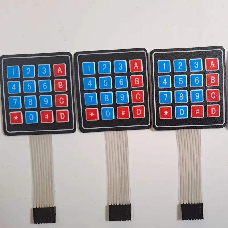 5pcs Keypad Mesin Pertamini Digital Original Tombol Pom Mini Standar - 16 Key Membrane Switch - Komputer 1