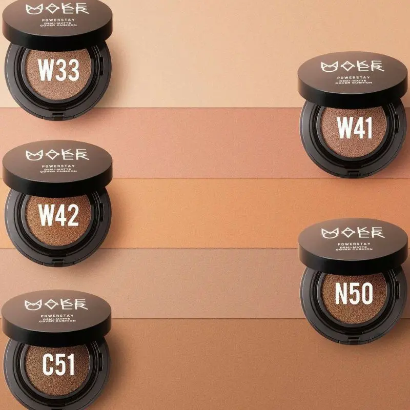 MAKE OVER POWERSTAY DEMI MATTE COVER CUSHION - cushion make over - bedak cair make over - bedak tahan lama Foundation Wajah Waterproof 2