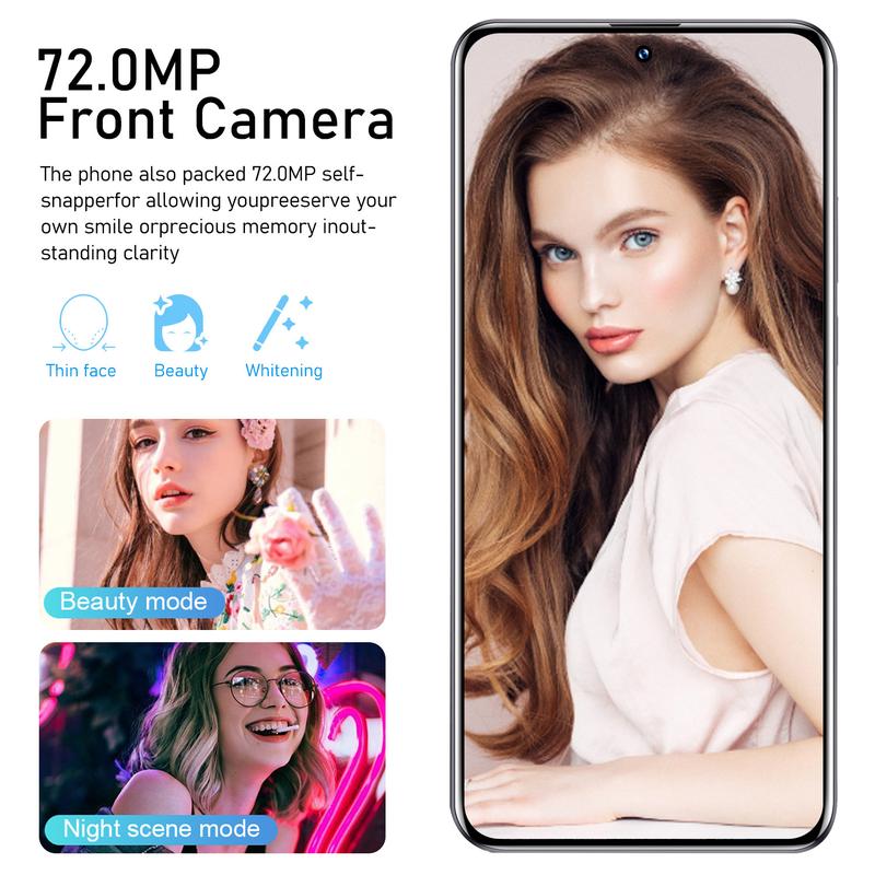Product Introduction of F5 Pro mobile phone with a 7.2 inch Inch Inch Medium Hole Ultra Thin Screen 2+16G intelligent display Cellphone Smartphone 6