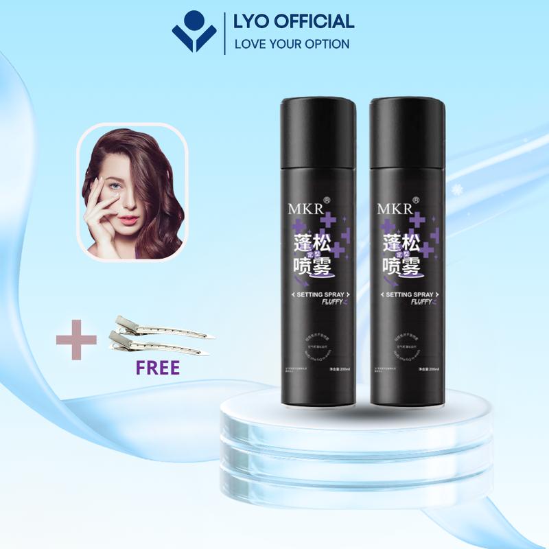 [Hàng chuẩn] Gôm Xịt Phồng Chân Tóc, Gôm Xịt Giữ Nếp Tóc, Keo Tạo Kiểu Tóc Uốn, Gôm Mềm Tóc