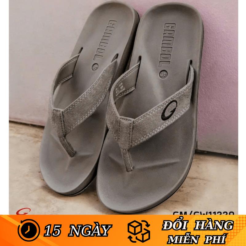  Dép Thái Lan Nam GAMBOL 11220 Chính Hãng Xỏ Ngón Cao Su Non DéP Đế Bằng dep  quai kep 