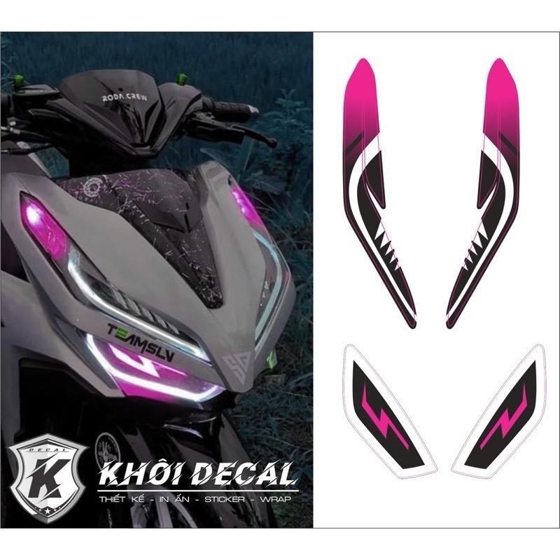 Decal dán đèn Vario 2018-2022 chất liệu PVC chống thấm nước, không phai màu - Tem, Nhãn Dán