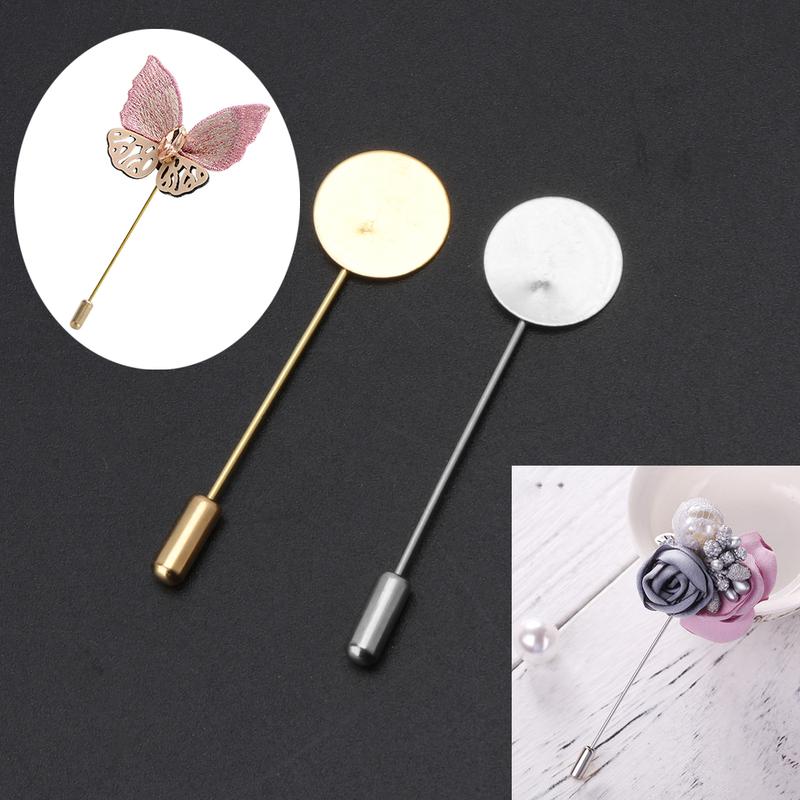 10pcs/lot Alloy Safety Brooch Pins for Women Muslim Hijab Pin Buckle Supplies 2
