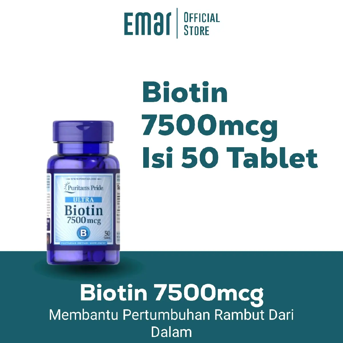 Biotin 7500mcg Isi 50 tablet