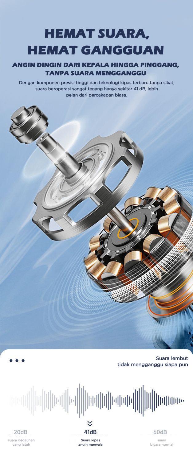 Sonix Mini Fan SF04 Kipas Angin Portable Genggam Strong Cooling Turbo Fan High Speed 120 Gear Wind Digital Display Adjustable Wind 3000mAh | Kekinian