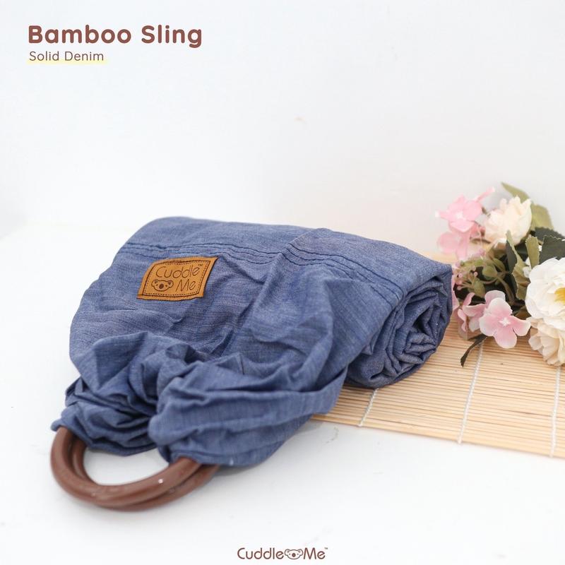 [COD Bonus Hadiah] Gendongan Bayi Ringsling Cuddleme Bamboo Gendongan Bayi Newborn 3