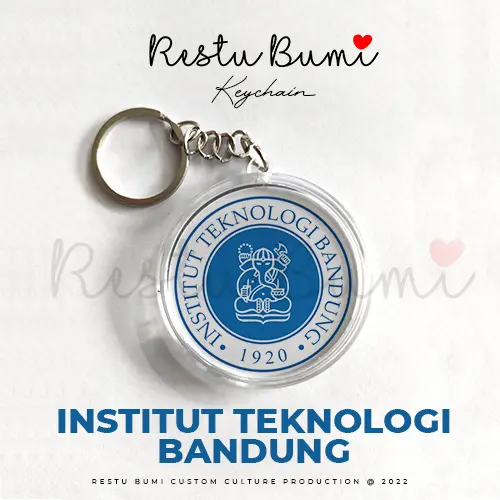 Keychain Gantungan Kunci  Ganci Akrilik ITB