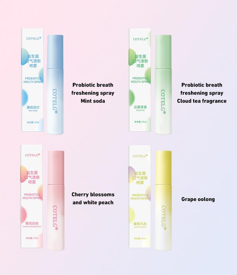 Product Introduction of Xịt Thơm Miệng Khử Mùi Lợi Khuẩn, Hương Vị Dâu Trắng Và Bạc Hà, Xịt Thơm Miệng, Cầm Tay, Lâu Dài, Hương Thơm 17