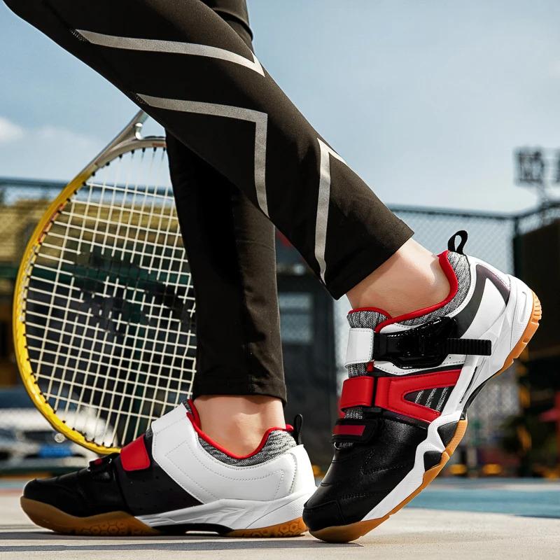 Product Introduction of Wholesale Training Athletics Table Tennis Shoes Rubber+MD Sole Badminton Tennis Shoes 7