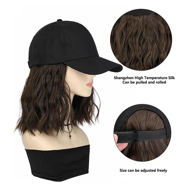 Product Introduction of Tóc Giả Mũ Trùm Đầu, Tóc Giả Thời Trang Nữ Tất Cả Trong Một, Kiểu Bobo Bob, Tóc Ngắn, Xoăn, Thời Trang, J8Y1 28