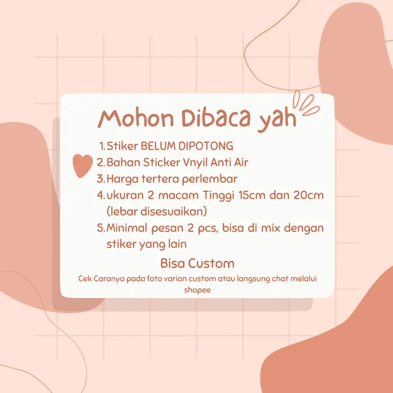 Stiker Aesthetic Girl untuk Laptop, Tumblr HP, dan Diary - Vinyl Anti Air dengan Laminasi Glossy/Doff - Book - Paper, Sticker Stationery 1